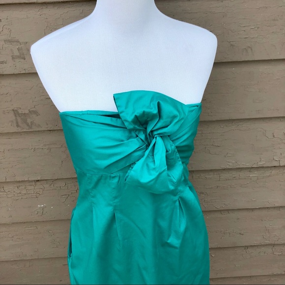 ☀️☀️☀️ 4/$20 J Crew twisted bow strapless dress - Picture 2 of 8